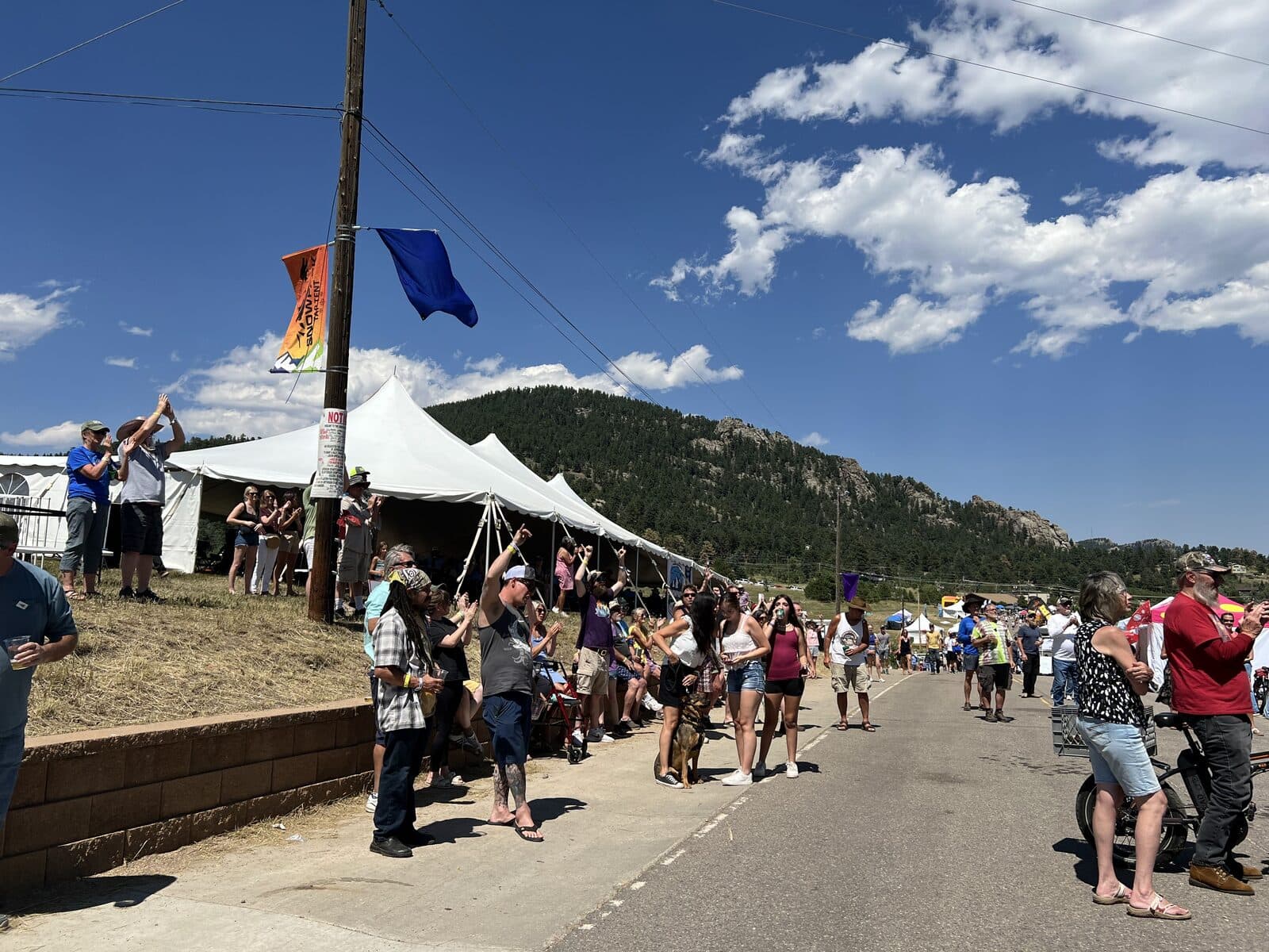 Festival grounds vista