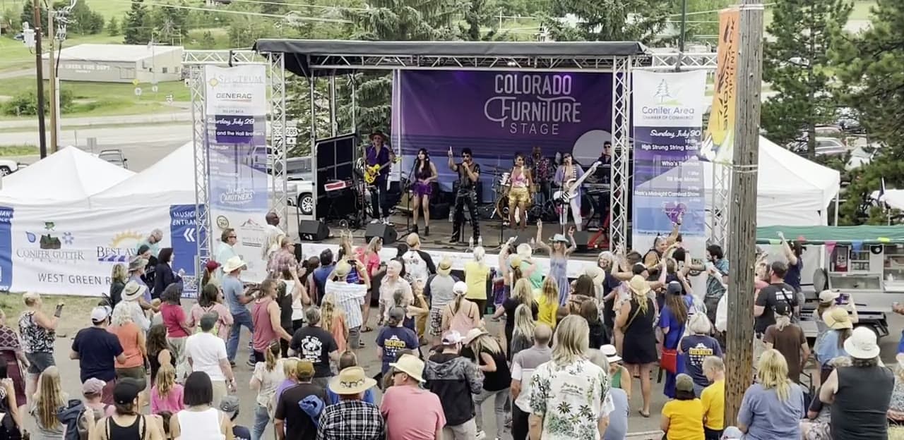 Live band on stage at Elevation Celebration